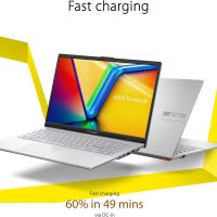 ASUS Vivobook Go 15.6” Slim Laptop, AMD Ryzen 5 7520U, 8GB, 512GB, Windows 11 Home, Cool Silver, Military Grade Durability, Fast Charging, Webcam Shield, E1504FA-AS54 - Image 4