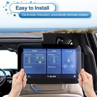 (2Pack) 2021-2024 2025 Escalade Screen Protector for Cadillac Escalade Rear-seat 12.6-inch Touch Screen, 9H Tempered Glass 2023 2024 2025 Escalade V Accessories HD Transparent 12.6" - Image 7