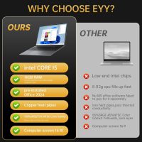 EYY 16" Laptop Computer Intel Core i5 Processor, Windows 11 Pro Laptop 16GB RAM 512GB SSD, 1920 x 1200 FHD 16:10 Display, MS Office 2024, Notebook with Backlit Keyboard, WiFi, BT5.0, RJ45, HDMI - Image 3