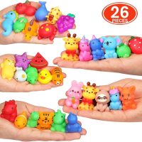 Squishies, 26 Pack Mochi Squishy Toys - Kawaii Cat Squishys Slow Rising Animals - Party Favors, Goodie Bag, Birthday Gifts, Mini Squishies Stress Reliever Toy - Image 4