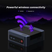 Mini PC M4 AMD Ryzen 7 7840HS, 32GB DDR5 1TB SSD, Win 11 Pro Mini Desktop Computers, Dual 2.5G LAN/USB4/HDMI/DP, WiFi 6/BT 5.2, Gaming & Business Small Form Factor PC - Image 9