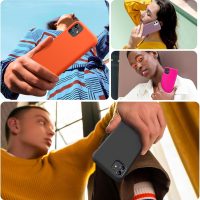 Miracase Designed for iPhone 11 Phone Case, with Screen Protector, Liquid Silicone Gel Rubber Full Body Drop Protection Shockproof Cover Phone Case for iPhone 11 6.1 inch, Black - Image 5