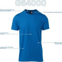 Gildan Adult Softstyle Cotton T-Shirt, Style G64000, Multipack - Image 4