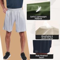 3 Pack Gym Basketball Mens Shorts - Quick Dry Black Workout Athletic Shorts with Pockets for Casual Running (S-6XL) - Image 3