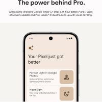 Google Pixel 9 Pro - Unlocked Android Smartphone with Gemini, Triple Rear Camera System, 24-Hour Battery, and 6.3" Super Actua Display - Obsidian - 128 GB - Image 8