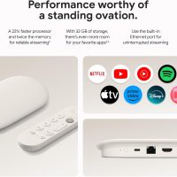Google TV Streamer 4K - Fast Streaming Entertainment on Your TV with Voice Search Remote - Watch Movies, Shows, Live TV, and Netflix in 4K HDR - Smart Home Control - 32 GB of Storage - Porcelain - Image 5