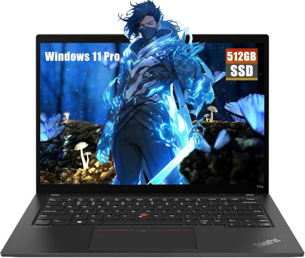 Lenovo Thinkpad T14s (Gen 1) Business Laptop, 14" FHD(1920x1080), Core i7-10610 1.8Ghz-4.9GHz, 16GB DDR4, 512GB SSD, Backlit Keyboard, Webcam, Windows 11Pro (Renewed)
