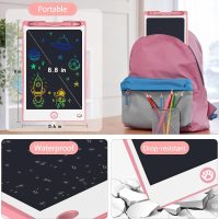 Hockvill LCD Writing Tablet for Kids 8.8 Inch, Toys for Girls Boys Drawing Pad for 3 4 5 6 7 Year Old Kids Toys, Children’s Day Gift Toddler Doodle Board Travel Essentials, Birthday Gift for Children - Image 6