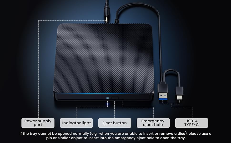 External Blu ray Drive Player 