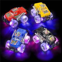 Light-Up Monster Truck Toys (2-Pack) – Push-&-Go Cars with Glowing Wheels – Birthday Gift for Toddlers, Boys & Girls Ages 3+ – Durable Friction-Powered Trucks – Batteries Included - Image 4