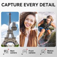 TCL 60 XE NXTPAPER 5G Cell Phone, 128GB Unlocked Android Smartphone, 6.8" 120Hz Paper-Like Display, AI Features, 5010mAh Battery, 8GB RAM + 8GB Expansion, Advanced Camera System, Space Blue - Image 5