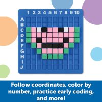 Learning Resources STEM Explorers Pixel Art Challenge - Math Puzzles, Pattern Blocks, Creativity for Kids Sensory Bin, Arts and Crafts, Math Manipulatives, Building Toys, Montessori - Image 4