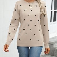 Zeagoo Womens 2025 Fall Sweaters Long Sleeve Tops Classic Crew Neck Pullover Sweaters Loose Dressy Casual Basic Clothes - Image 4