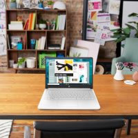 HP 14 Laptop, Intel Celeron N4020, 4 GB RAM, 64 GB Storage, 14-inch Micro-edge HD Display, Windows 11 Home, Thin & Portable, 4K Graphics, One Year of Microsoft 365 (14-dq0040nr, Snowflake White) - Image 8