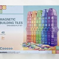 Magnetic Tiles Kids Toys STEM Magnet Toy for Toddler Magnetic Blocks Building Preschool Learning Sensory Montessori Toys for 3+ Year Old Boys and Girls, Safe Creativity Toddler Kids Toy 40PCS - Image 6
