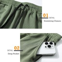 Surenow Mens Running Gym Shorts 3 Inch Breathable Lightweight Athletic Sport Shorts Training Workout Shorts with Pockets - Image 4