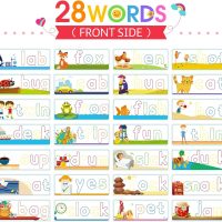 KMUYSL Learning Toys for 2 3 4 5 6 Years Old Boys and Girls - See & Spell CVC Word Builders with Alphabet Cards for Kids, Preschool Learning Activities Toys, Idea Birthday Gifts for Age 2-4 4-6 Kids - Image 5
