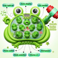 HopeRock Toys for 2 3 4 5 Year Old Boy,Toddler Toys Age 2-4, Whack A Frog Game,with 5 Modes,45 Levels,9 Music Spray and Light-up, Baby Toy Gifts for Early Learning, Birthday Gift for Toddler Boy Toys - Image 2