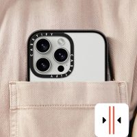 CASETiFY Compact iPhone 15 Case [4 ft. 2X Military Grade Drop Protection/Slim/Lightweight] - Bright Spring Flowers - Clear Black - Image 4