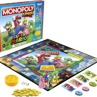 Monopoly Junior Super Mario Edition Board Game, Fun Kids' Ages 5 and Up, Explore The Mushroom Kingdom as Mario, Peach, Yoshi, or Luigi (Amazon Exclusive) - Image 17