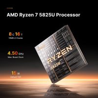 P4 Mini PC Desktop Computers, AMD Ryzen 7 5825U (up to 4.5GHz), 32GB DDR4, 1TB PCIe SSD, Dual LAN 2.5G & Wi-Fi 6E & BT5.2, 4K Triple Display, Compact Silent PC for Gaming, Office, Design - Image 3
