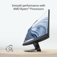 ASUS M3402 All-in-One, 23.8” FHD Touch Display, AMD Ryzen™ 5 7520U Processor, 16GB RAM, 512GB SSD, Windows 11 Home, Kensington Lock, Black, M3402WFA-PB504T - Image 3
