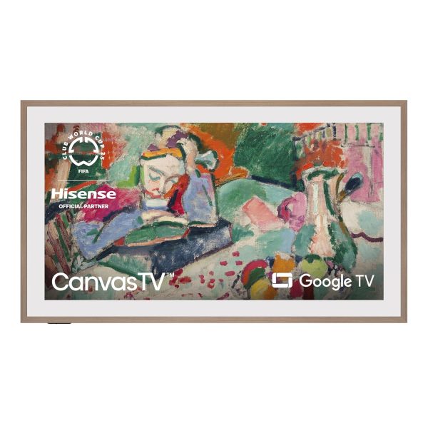 Hisense 55-Inch Class QLED 4K S7N CanvasTV Series Dolby Vision HDR Google Smart TV (55S7N) - 144Hz, Art Mode, Anti-Glare Panel, Hi-Matte Display, Frame & UltraSlim Wall Mount Included