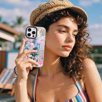 for iPhone 15 Case, Coastal Romantic Y2K Design with Military-Grade Drop Protection, Romantic Ocean Theme Ocean Theme TPU Cover with 1.5mm Camera Protection for Women Girls - Image 2