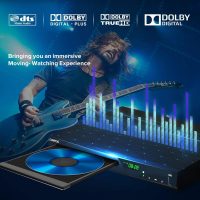 Blu Ray DVD Player,Full HD Blu-ray Disc Player CD Players with Easy Hook Up and User Friendly, 1080P Home Theater DVD Player with HDMI Output, Support HDD and USB Playback - Image 4