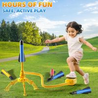 Rocket Launcher for Kids, 12 Foam Rockets, Launch up to 100+ft, Outdoor Outside Backyard Toys for Boys & Girls, Birthday Gift Toys for Kids Boys Girls Age 3 4 5 6 7 8 Years Old - Image 3