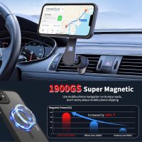 CACOE Magnetic Case for iPhone 13 & iPhone 14 6.1 inch-Compatible with MagSafe & Magnetic Car Phone Mount,Anti-Fingerprint TPU Thin Phone Cases Cover Protective Shockproof (Matte Black) - Image 2