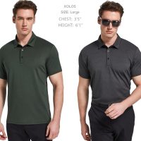 TELALEO 4/5 Pack Mens Polo Shirts Quick Dry Short Sleeve Golf T Shirt Performance Moisture Wicking Casual Workout - Image 3