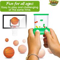 YoYa Toys Aqua Rings Handheld Water Game - Set of 2 - Water Ring Toss and Basketball Hoop Toy - Gift for Ages 3 4 5 6 7 8 9 - Nostalgic 80's 90's Retro Mini Games - Fun Car Road Trip Travel Activities - Image 4