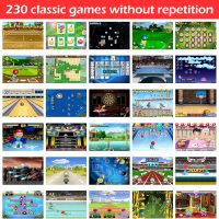 16 Bit Handheld Game for Kids Adults, 3.0'' Large Screen Preloaded 230 HD Classic Retro Video Games with USB Rechargeable Battery & 3 Game Cartridges for Birthday Gift for Kids 4-12 (Red) - Image 3