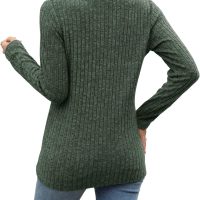 Sweaters for Women Fashion Long Sleeve Tops Pullover V Neck Casual Loose Sweatshirt - Image 4