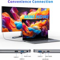 16 Inch Laptop Computer, Gaming Laptop 2025, 16GB RAM 1TB SSD, N150 Processor(Up to 3.6GHz), FHD 1920 * 1200, 180° Open, Backlit, BT4 WIFI5, Windows 11 Pro, 6000 mAh Battery, Student - Image 9