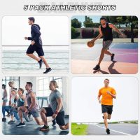 BALENNZ Athletic Shorts for Men with Pockets and Elastic Waistband Quick Dry Activewear - Image 4