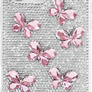 JW PEI Butterfly Crystal Phone Case - White