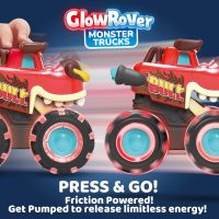 JOYIN 3 Pack Monster Truck Toy - Motion Activated Light-Up Cars for Toddlers - Monster Treads Lightning Wheels - Baby Toy Present - Press & Go Cars for Boys Girls Birthday Gifts - Image 3