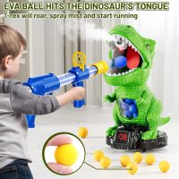 Dinosaur Shooting Toys for Kids 3-5 Years, Movable Target Shooting Games with 2 Air Pump Launcher, Interactive Competition Game Gift for Boys and Girls Ages 3 4 5 6 7 8 Years Old - Image 7
