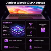 jumper 16 Inch Laptop,12th N150 Processor,1200P IPS Display,1-Year Office 365, 16GB DDR4, 1TB SSD 128GB ROM, Windows 11 Computer, tubro Boost 3.6GHz, Type-C, Purple, for Business and Students. - Image 2