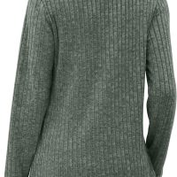 SAMPEEL Women's V Neck Color Block Long Sleeve Shirts–Casual Fall Tops, Lightweight Tunic Sweaters Fashion Outfits 2025 - Image 5