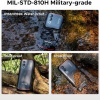 DOOGEE Blade 20 Turbo AI 5G Rugged Phone Unlocked,10300mAh/33W,Android 15 Rugged Smartphone,32GB+256GB/TF 2TB,Dimensity 7050,6.6”HD + 90Hz,50MP+16MP,Face ID/NFC/WiFi6/IP68/IP69K/3 Card Slot,Black - Image 9