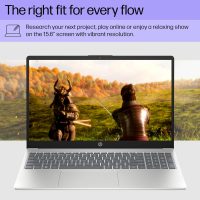 HP 15.6 inch Laptop, HD Touchscreen Display, AMD Ryzen 3 7320U, 8 GB RAM, 128 GB SSD, AMD Radeon Graphics, Windows 11 Home in S Mode, Natural Silver, 15- fc0099nr - Image 7