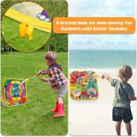 Bean Bag Toss Game for Kids - Cornhole Board Outdoor Toys for Toddlers -Party Activities Carnival Outside Yard Backyard Beach Lawn Games Toy for Kid Boys Girls Age 3 4 5 6 7 8 Year Old Birthday Gifts - Image 4