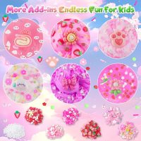 6 Pack Slimes, Pink Slime Kids, Cloud Slime kit for Girls Ages 8-12, Toys for Girls and Boys, for Kids Slime Set Party kit Goodie Bag Stuffers, 4 5 6 7 8 9 10 Year Old Girl Birthday Gift Cute Stuff - Image 3