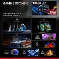 TCL 55-Inch Class QM6K Series QD-Mini LED 4K UHD Google Smart TV Best Value Mini-LED TV - QLED, 144hz, 240hz Gaming Rate, High Contrast Screen, Onkyo Audio, Dolby Atmos (55QM6K, 2025 Model) - Image 4