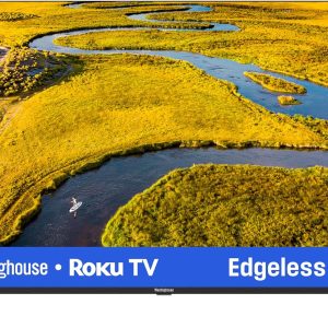 Westinghouse Edgeless Roku TV - 32 Inch Smart Television, LED HD w/Wi-Fi & Mobile App Connectivity, Flat Screen Compatible w/Apple HomeKit, Alexa, & Google Assistant