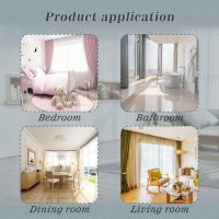 Upgrade Curtain Tiebacks Golden 2pcs, Curtain Buckles Holdbacks Holders Hooks Clip for Home Outdoor Bedroom Office Decorative Curtain - Image 5