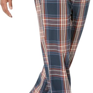 Amazon Essentials Men's Straight-Fit Woven Pajama Pant with Pockets